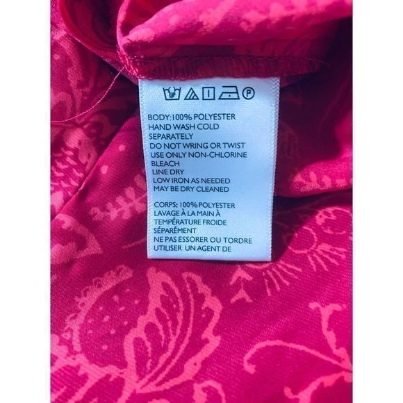 Ecote Women's Red Floral Fit & Flare Dress Size XS - Picture 6 of 6